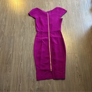 Elegant Purple Women's Dress